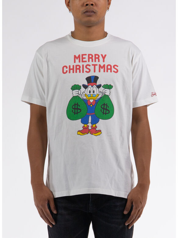 T-SHIRT CHRISTMAS SCROOGE, 10808E WHITE, medium