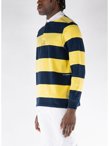 POLO STRIPED LOGO RUGBY SWEAT, , small