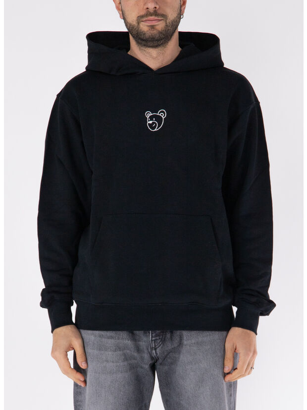 FELPA HOODIE CON LOGO UNISEX, , large