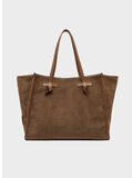 BORSA TOTE IN PELLE, 099 COGNAC, thumb