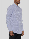 CAMICIA A RIGHE CON LOGO, BLUE/WHITE BENGAL ST, thumb