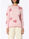 MAGLIONE GIROCOLLO PRETTY WOMAN, 00464G ROSA, thumb