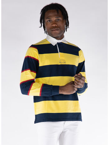 POLO STRIPED LOGO RUGBY SWEAT, , small