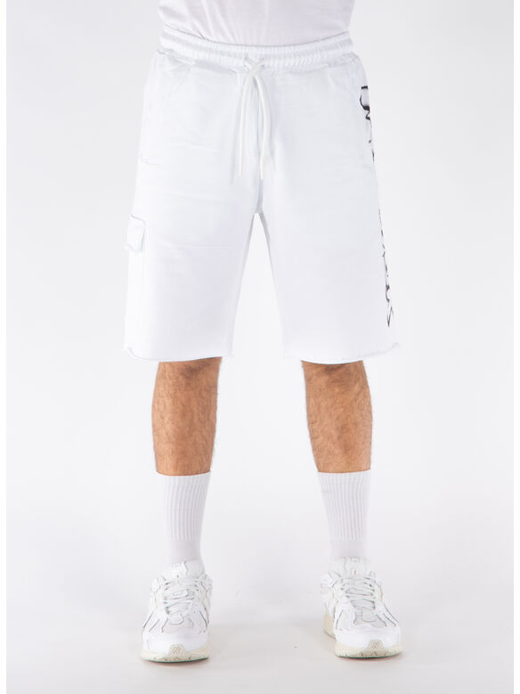 SHORTS LOGO LATERALE, BIANCO-ST.NERA, medium