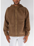 GIUBBOTTO LA VESTE A CAPUCHE LAINE, CL CAMEL, thumb