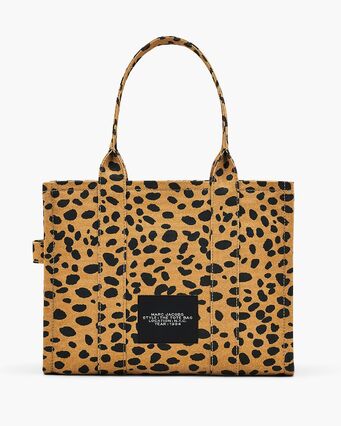 BORSA THE CHEETAH CANVAS LARGE TOTE, 002 BLACK MULTI, small