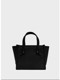 BORSA TOTE IN PELLE, 001 NERO, thumb