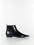 STIVALETTO IN NAPPA CON PUNTA IN METALLO, Z99 BLACK, thumb