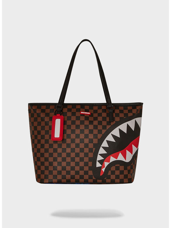 BORSA TOTE SHARKS IN STICKERS CLASSIC, SHARK, medium