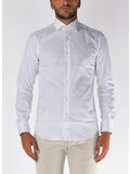 CAMICIA A MANICHE LUNGHE, 301BIANCO, thumb