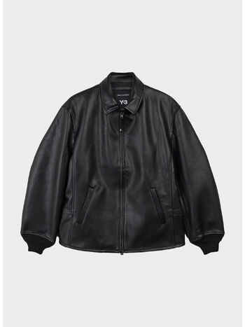 GIACCA BOMBER Y-3 PLEATHER, BLACK, small