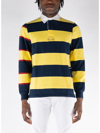 POLO STRIPED LOGO RUGBY SWEAT, , small