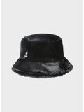 CAPPELLO FAUX FUR BUCKET UNISEX, SB002 SOLID BLACK, thumb