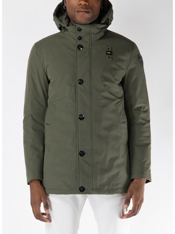 GIUBOTTO PARKA CON CAPPUCCIO REMOVIBILE CHESTER, 683 VERDE, medium