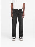 JEANS R2 STRAIGHT LEG DENIM, 001 BLACK, thumb