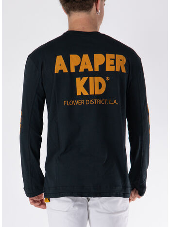 T-SHIRT LONGSLEEVE CON STAMPA, , small