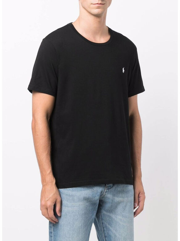 T-SHIRT CREW SLEEP, 001 POLO BLACK, medium