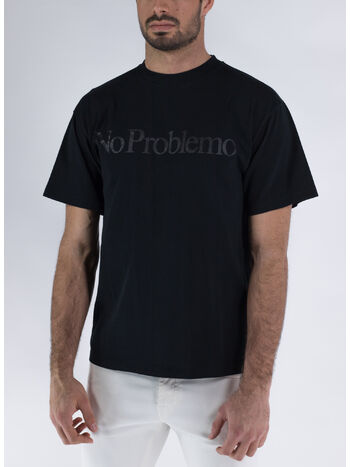 T-SHIRT NO PROBLEMO  SS TEE, BLK BLACK, small