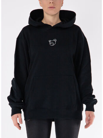 FELPA HOODIE CON LOGO UNISEX, , small