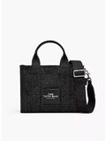 BORSA TOTE THE CRYSTAL CANVAS SMALL, 008 BLACK CRYSTAL, thumb