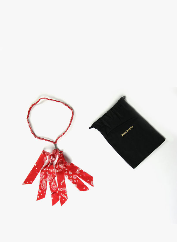 BANDANA NECKLACE, RED, large