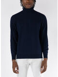 MAGLIONE A COLLO ALTO, 890 BLU, thumb